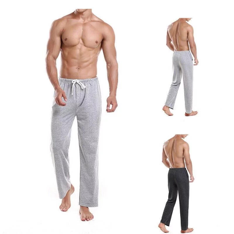 Pantalón pijama de hombre Pantalones de pijama largos sueltos para dormir para hombre